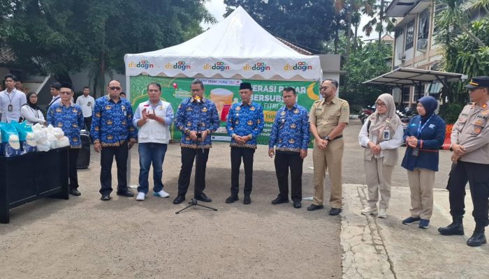 Polsek Citeureup Monitoring Kunjungan Kerja Wakil Bupati Kabupaten Bogor Di Wilayah Hukum Polsek Citeruep