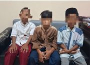 Polisi Amankan Tiga Bocah Pelaku Curanmor di Gresik Sudah Beraksi di Empat TKP
