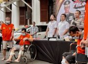 Polrestabes Surabaya Ringkus Komplotan Perampok Sopir Taksi Online
