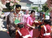 Tradisi Pedang Pora Sambut Kapolres Jember AKBP Bobby Condroputra S.H, S.I.K, M.Si