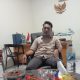 Dedy Purwandoyo Kepala Desa Kalisampurno kecamatan Tanggulangin memberikan klarifikasi kepada awak media