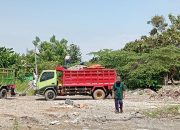 Lokasi pembuangan limbah padat industri yang berada di desa Gedangrowo kecamatan Prambon kabupaten Sidoarjo