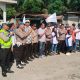 Kapolres AKBP Jhon Sitepu bersama 88 Personelnya Meninjau Unjuk Rasa Peringatan Hari Buruh Internasional