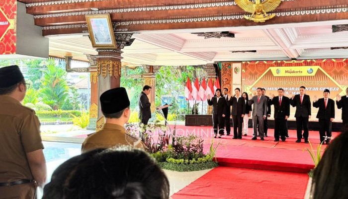Pelantikan Badan Musyawarah Gereja Bupati Mojokerto Siap Dukung Kegiatan Lintas Agama