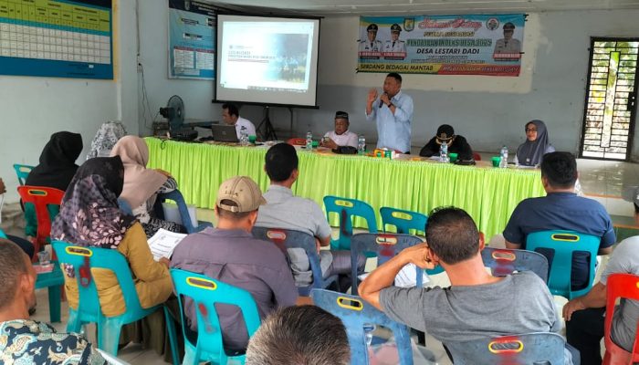 Kegiatan Sosialisasi Pendataan Indek Desa Tahun 2025 oleh Pemdes Lestari Dadi
