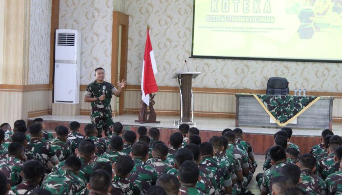 Jadi Narasumber Pembekalan Satgas Operasi Papua Dandim Pungky Beri Motivasi Ksatria Petarung Batanghari