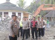 Eksekusi Pengosongan Lahan RM Simpang Tiga Perbaungan 115 Personel Polres Sergai untuk Pengamanan