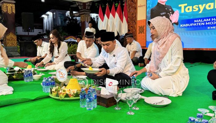 Serentak! 732 Tumpeng Sambut Peringatan Hari Jadi Kabupaten Mojokerto