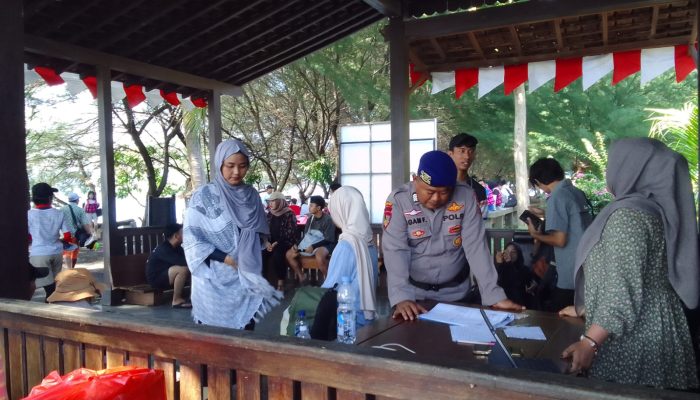 Personel Satpolairud Resta Banyuwangi Giat Patroli Obyek Wisata