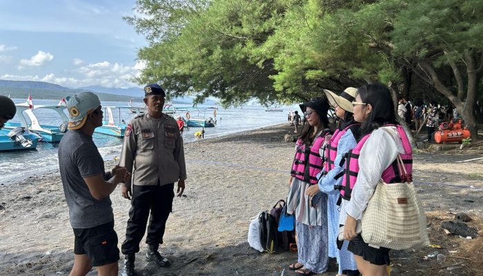 Aiptu I Gede Eka D Giat Patroli Serta Pemantauan Wisata GWD dan Sekitarnya