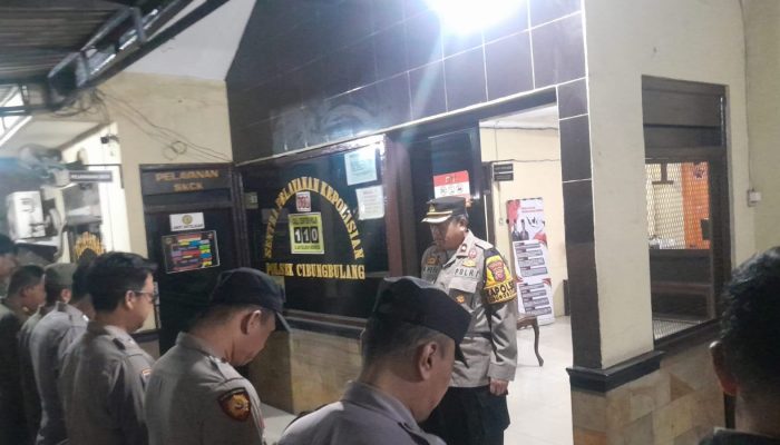 Kapolsek Cibungbulang Bersama Koramil Dan Pol PP Laksanakan Ops Kryd Gabungan Amankan Kejahatan Malam Hari