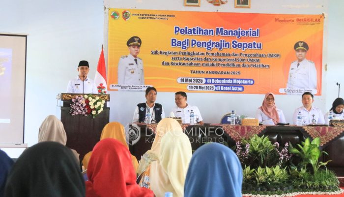 Pelatihan Manajerial Usaha Mikro Bupati Mojokerto Sebut UMKM Sebagai Penggerak Perekonomian Dasar