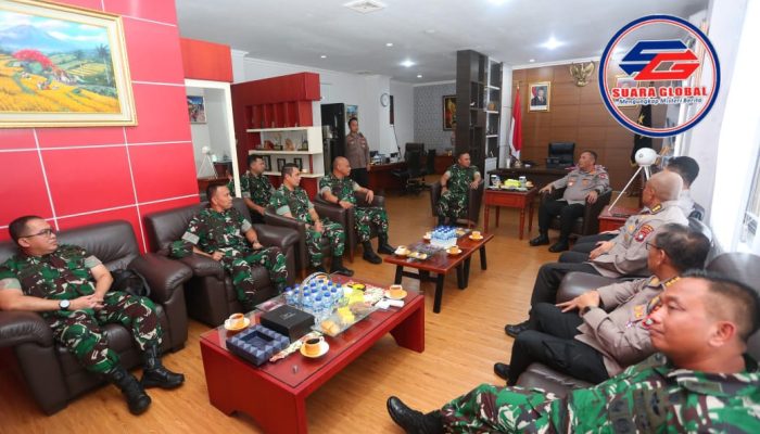 Pangdam I/BB Lakukan Silaturahmi ke Polda Kepri untuk Pererat Koordinasi Pengamanan Wilayah
