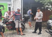 Personil Polsek Tikung Ajak Warga Aktif Jaga Kamtibmas, Antisipasi Premanisme