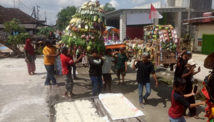 Dusun Mlaten Menggelar Sedekah Bumi Lestarikan Budaya Jawa Desa Cangkring Kecamatan Bluluk