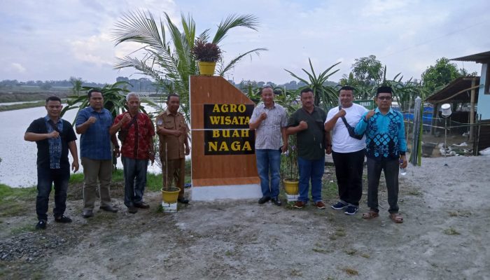 Desa Fodoro Sitoluhili Nias Utara Melakukan Studi Banding ke Agro Wisata Buah Naga