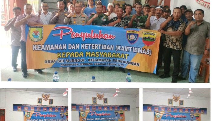 Penyuluhan Kamtibmas di Desa Se’i Sijenggi dengan tema, Keamanan dan Keterampilan kepada Masyarakat