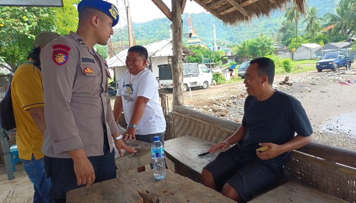 Bripka I Nyoman Suma Giat Patroli Serta Menghimbau Kepada Nelayan Untuk Selalu Menggunakan Tangkap Ikan Yang Ramah Lingkungan