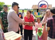 Dengan Cepat Polsek Tanjung Beringin dan Dolok Masihul Membantu 14 Rumah Terkena Angin Puting Beliung