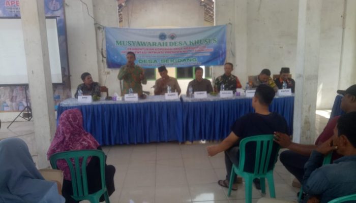 Musyawarah Desa Khusus Pembentukan Koperasi Desa Merah Putih Desa Sekidang Kecamatan Sambeng Lamongan