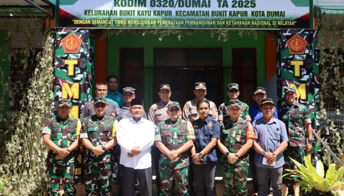 Kasdam I/BB Dampingi Tim Wasev TNI AD Tinjau TMMD di Dumai, Wairjenad Apresiasi Perkembangan di Lapangan