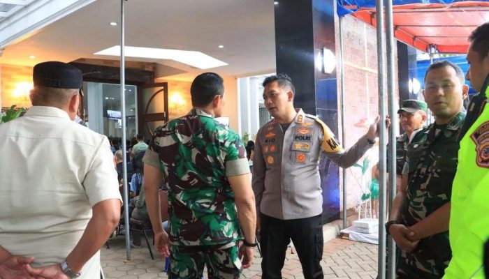 Dalam Rangka Peringatan Kenaikan Isa Almasih  Pengamanan Gereja Langsung Dipimpin Kapolres Bogor