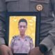 Pemakaman Alm Aipda Johan Syahputra Hasibuan di TPU Firdaus Secara Dinas Kepolisian