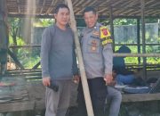 Bhabinkamtibmas Beserta Babinsa Laksanakan Giat Anjangsana Sampaikan Pesan Harkamtibmas