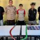 Operasi Pekat II Semeru 2025, Polisi Amankan Dua Remaja Hendak Tawuran di Jalan Bulaksari Surabaya.