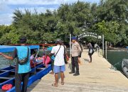 Aiptu I Gede Eka Giat Patroli Rutin Serta Antisipasi Terjadinya Gangguan Kamtibmas Di Wilayah Wisata Bansring