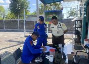 Personel Satpolairud Polresta Banyuwangi Lakukan Patroli Ke Kawasan Gardu Induk Kabel Head Bawah Laut