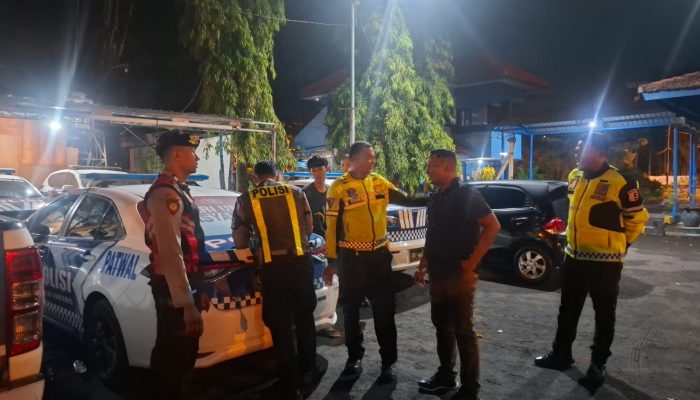 Sat Samapta Polres Lamongan Gelar Patroli Harkamtibmas Antisipasi Balap Liar di Jalan Lingkar Utara