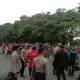 Demo Sopir Truk di Surabaya Massa Tutup Jalan A Yani Taman Pelangi