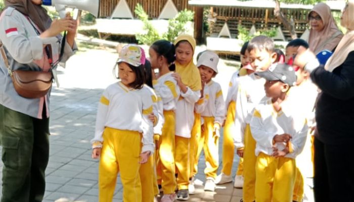 TK Bhakti Mengadakan Kegiatan Outbond Di Lembah Pendawa