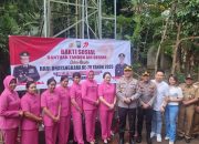 Memperingati HUT Bhayangkara ke-79 Polres Jember Bersama Bhayangkari Cabang Jember Melaksanakan Kegiatan Bakti Sosial