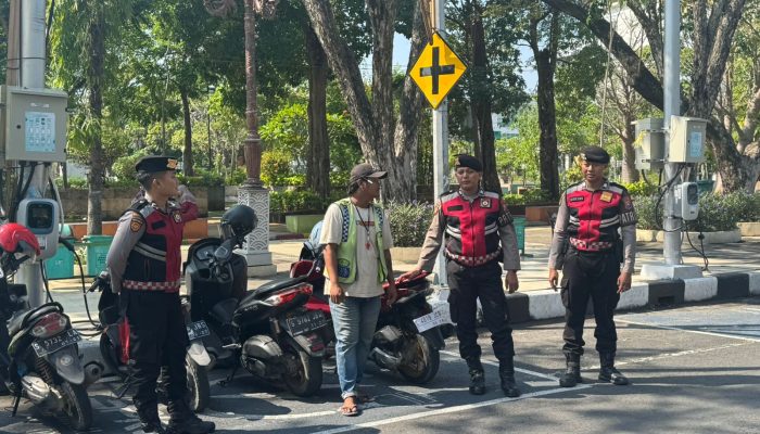 Sat Samapta Polres Lamongan Gelar Patroli 3P Siang Hari, Antisipasi Kriminalitas Jalanan dan 3C