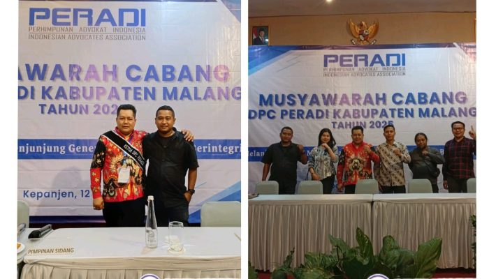 Selamat Kepada Ach Husairi SH MH. Terpilih Jadi Ketua Peradi RBH DPC Kabupaten Malang