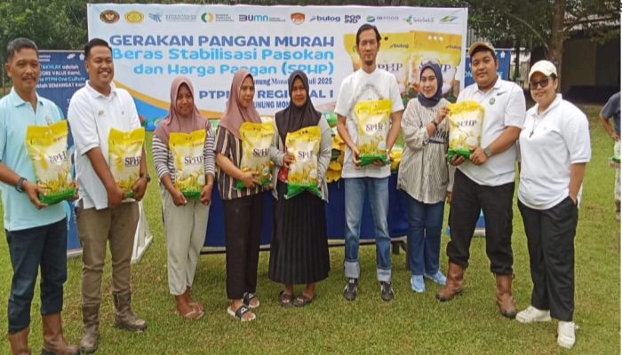 PT Perkebunan Nusantara lV Regional l Gunung Monako Gelar Gerakan Beras Murah