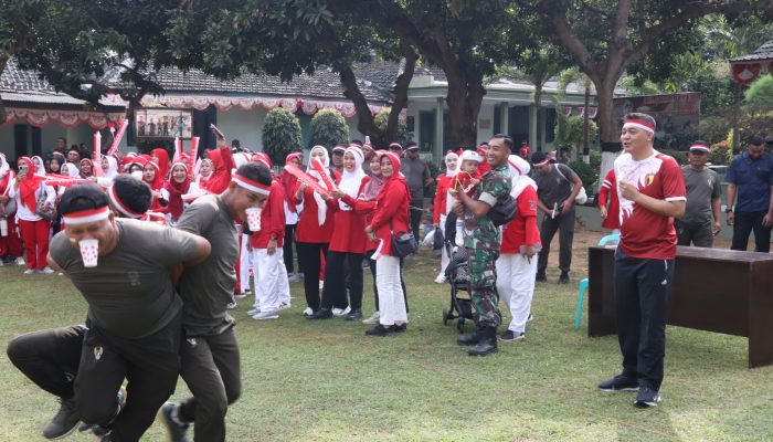 Semarakkan HUT RI Ke-80, Kodim 0826/Pamekasan Gelar Lomba Seru untuk Prajurit, Persit, dan Keluarga