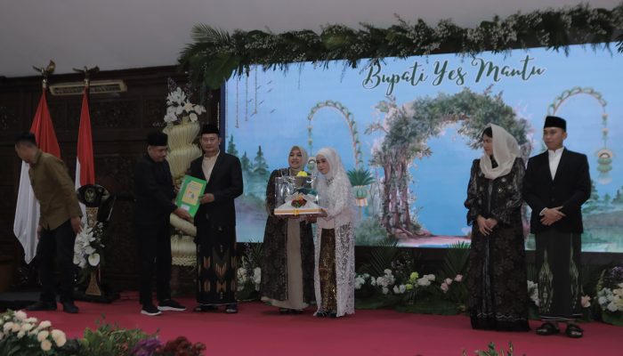 Wakapolres Lamongan Hadiri Ngunduh Mantu serta Isbat Nikah Massal Terpadu Kabupaten Lamongan Tahun 2025
