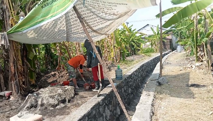 Parah! Dugaan Korupsi Lagi Dalam Pembangunan Saluran Irigasi Desa Glagaharum Tahun Anggaran 2025
