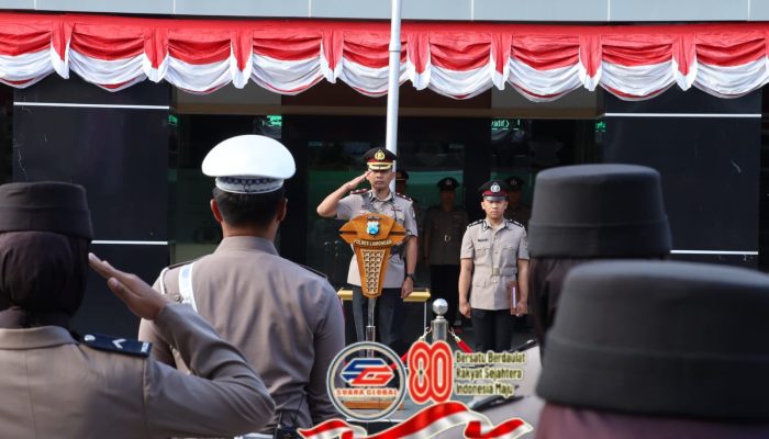 Waka Polres Lamongan Pimpin Upacara Peringatan Hari Juang Polri