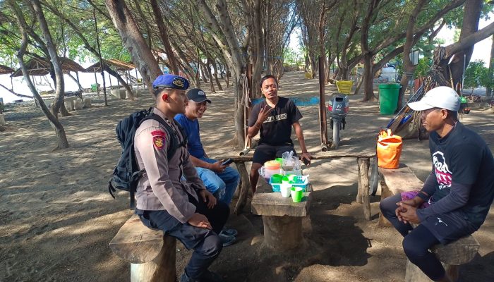 Personel Satpolairud Resta Banyuwangi Giat Patroli Pemantauan Langsung Kepada Pengelola Wisatawan