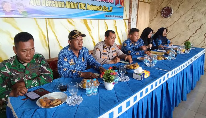 ‎Rapat Koordinasi Muspika Kecamatan Batang Kuis di Desa Bakaran Batu