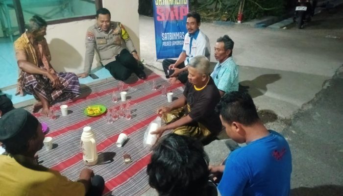 Satbinmas Polres Lamongan Laksanakan Sambang serta Pembinaan Satkamling di Wilayah Lamongan