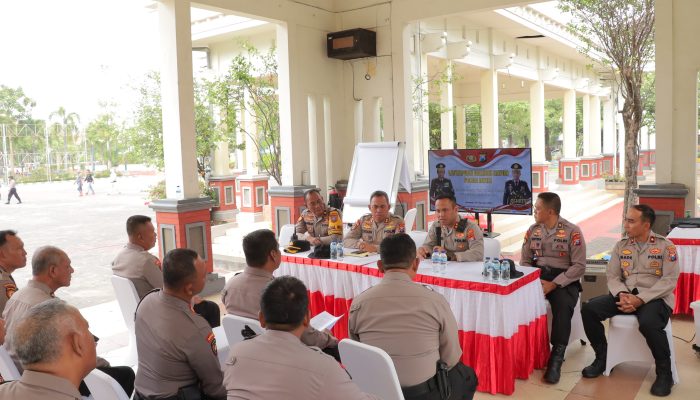 Polda Jatim Gelar Latkatpuan Dalmas Rayon di Lamongan