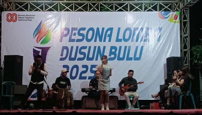 Meriahkan HUT RI 80 Di Dusun Bulu Hadirkankan Musik Dangdut