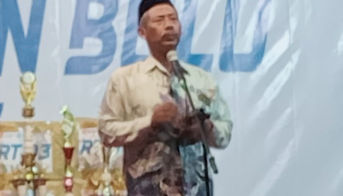 Kepala.Dusun Bulu H. Suwarno Menutup Acara Pesona Lomba