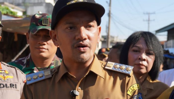 Walikota Tebing Tinggi Tinjau Pasar Inpres Tegaskan Tidak Ada Relokasi Pedagang Pada Pelaksanaan Revitalisasi Pasar
