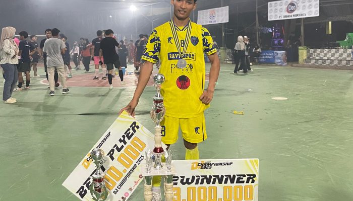 Tim Ravy Sport Raih Juara II Turnamen Futsal Kejuaraan DJ